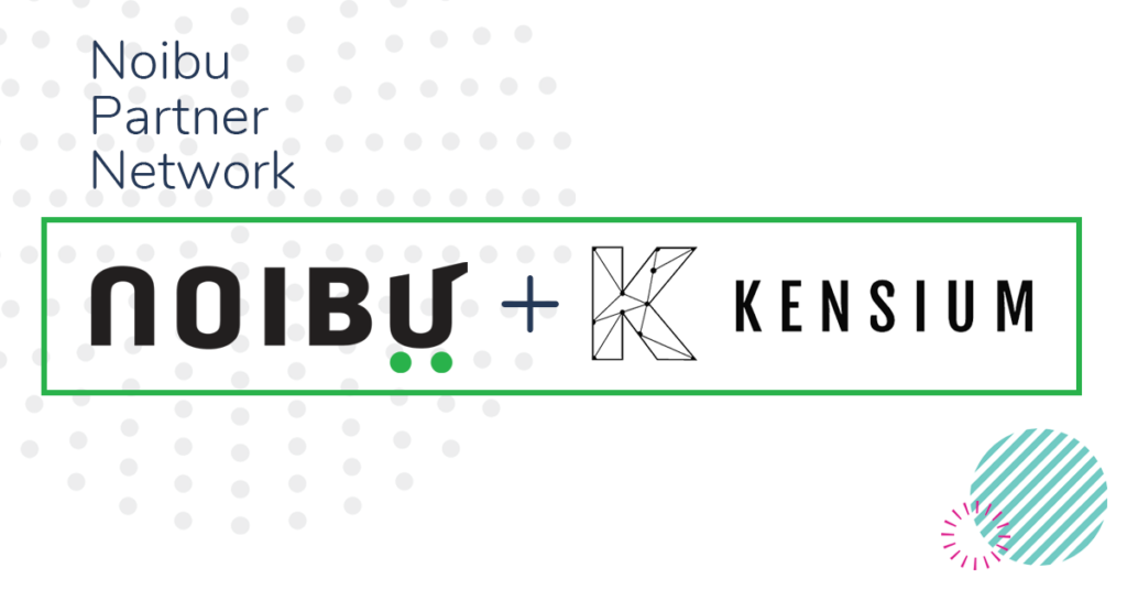 Noibu and Kensium Solutions logos
