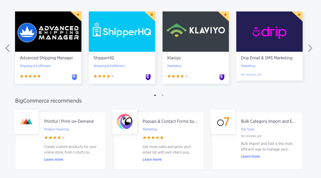 eCommerce Platform Add-Ons | Overview of BigCommerce add-on apps