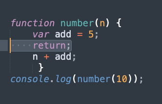 Return Statement Javascript Code Example
