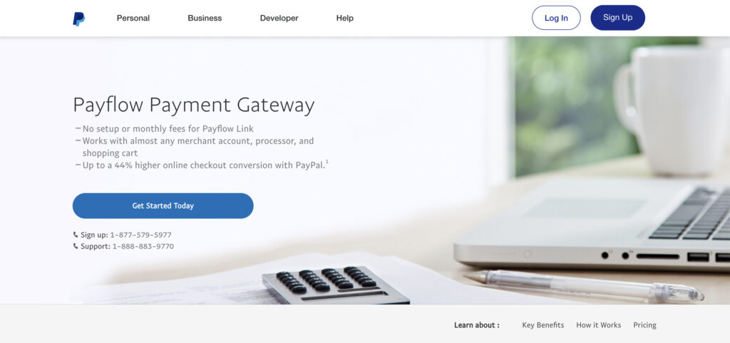 PayPal Payflow Payment Gateway Home