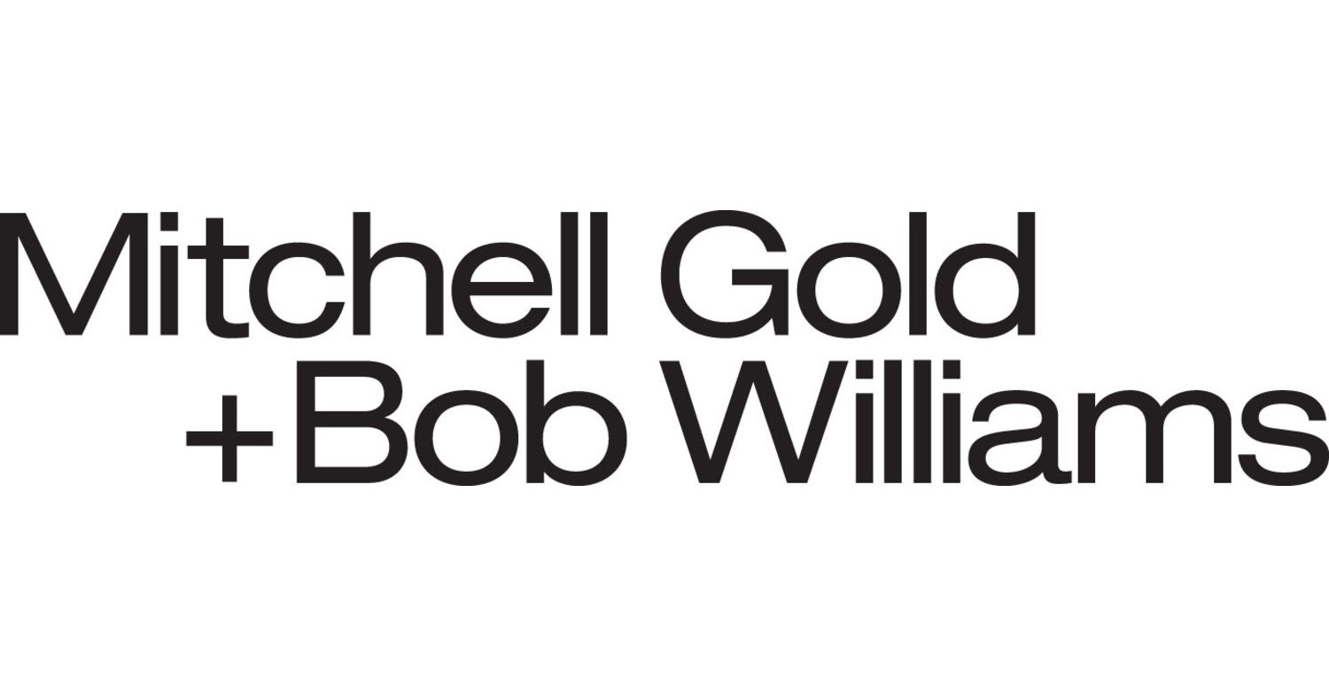 Mitchell Gold + Bob Williams written in black text - company logo