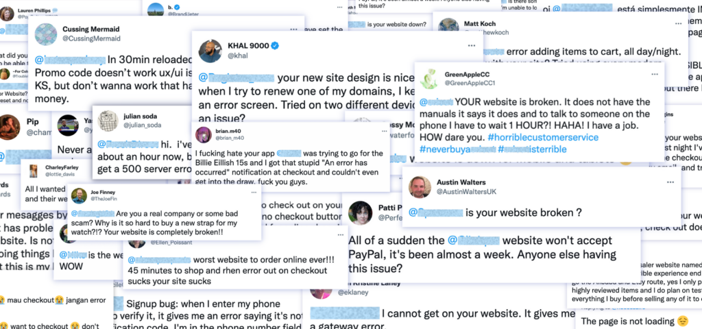 Customer Complaints - Twitter