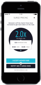 uber dynamic pricing