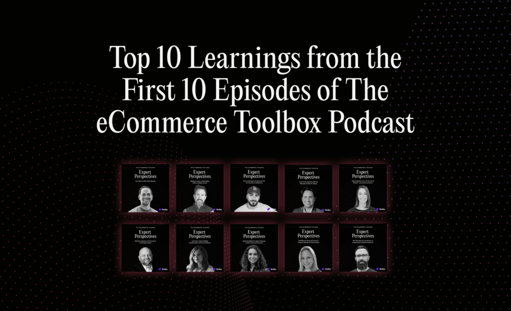 Learnings from the eCommerce toolbox podcast